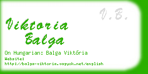 viktoria balga business card