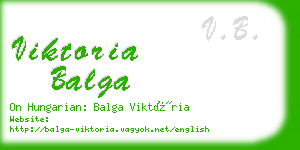 viktoria balga business card